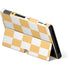 Yellow and White Checkerboard Nintendo Switch OLED (2021) Skin